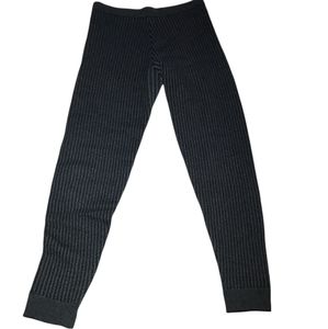 Noble Friend leggings 30" Hounds Tooth Black Gray Sweater Pants Thermal …